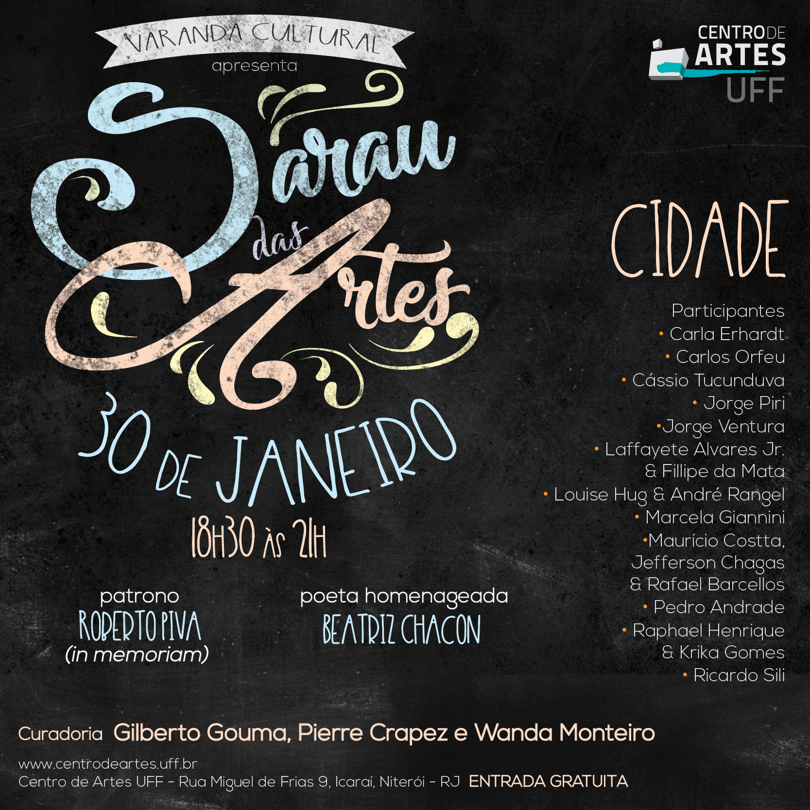 Banner Sarau das Artes 1