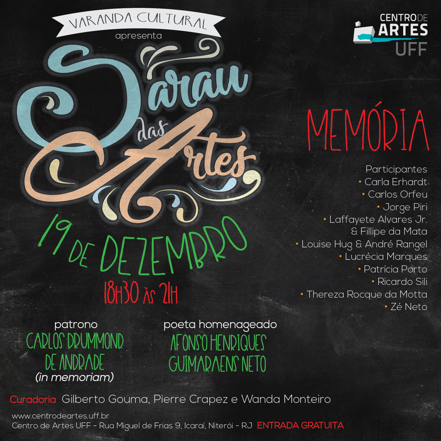 Banner Sarau das Artes 12