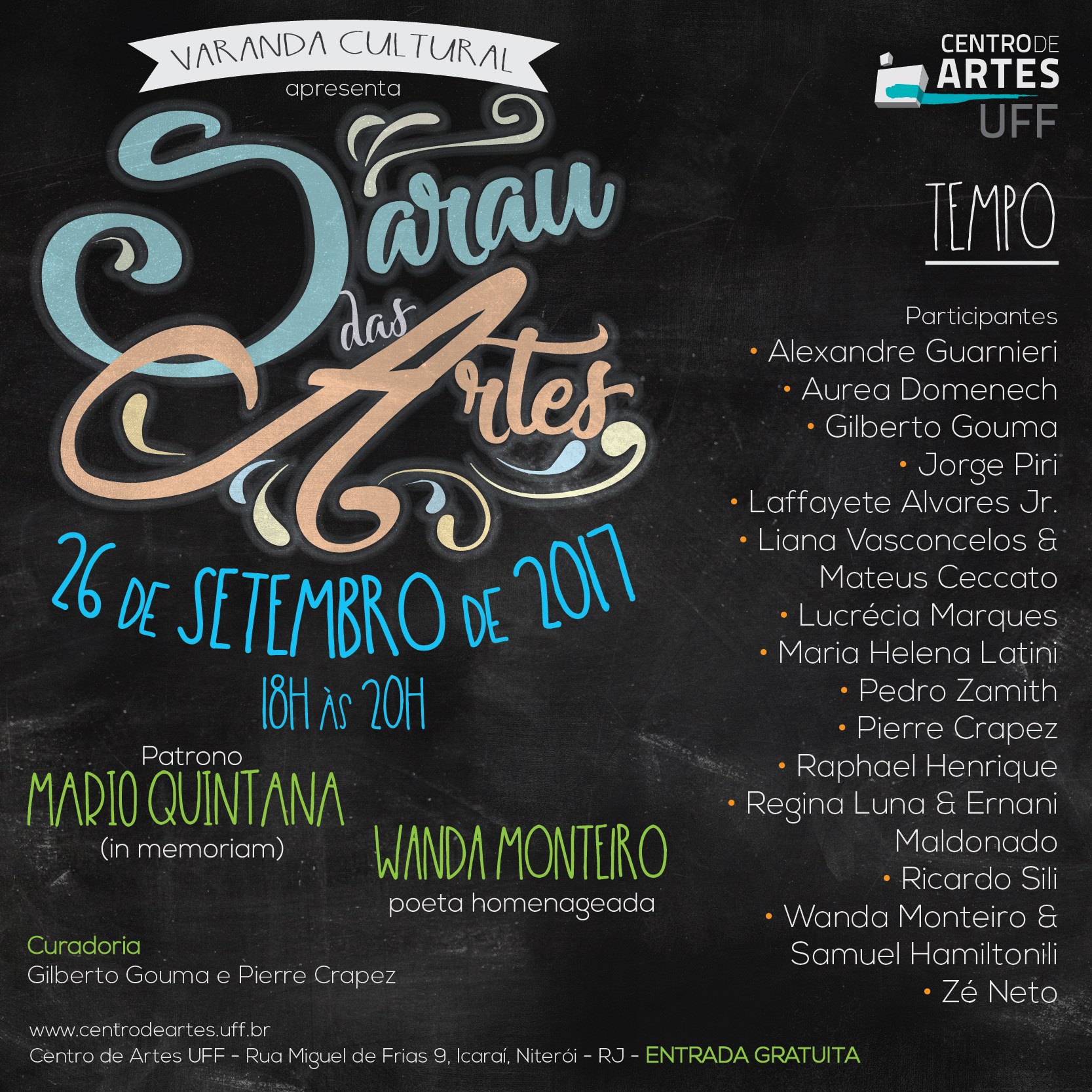 Banner Sarau das Artes 9